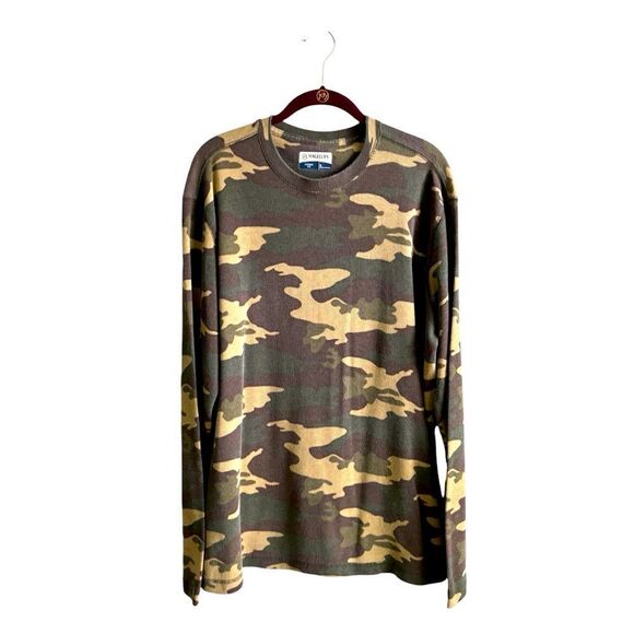 Magellan Outdoors Camouflage Thermal Knit LS Loose Fit Shirt Size Large 6 0459 - Picture 1 of 4